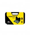 JUEGO DE LLAVES Y DADOS  1/2" 25 PIEZAS 3/8" 3/4" 86-736 STANLEY