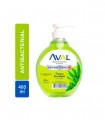 JABON LIQUIDO ANTIBACTERIAL 400ML AVAL