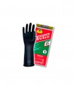 GUANTES DE JEBE PROTEX CALIBRE  25 X 12"  TALLA: 8, 9